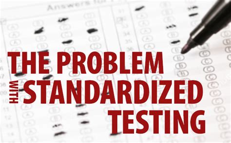 problems with standardized testing